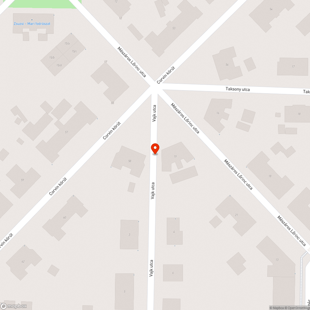 Kátyúk az úton bejelentés helye