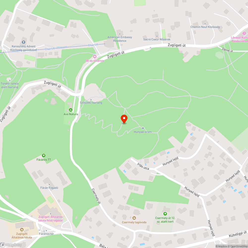 Lom és szemét a Hunyad-orom oldalában bejelentés helye