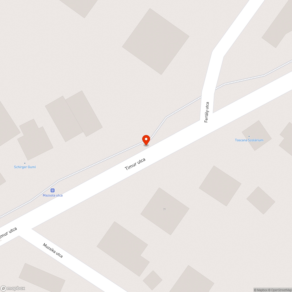 Eldugult esővízlefolyó a Timur utcában #3 bejelentés helye