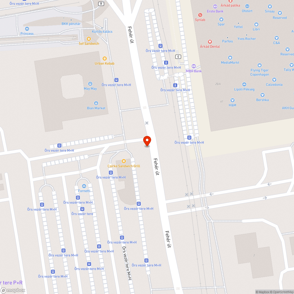 Kinyílt lámpa bejelentés helye