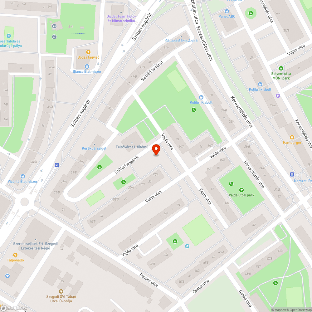 Tönkrement padok bejelentés helye