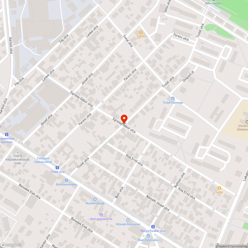 Illegális szemétlerakás bejelentés helye