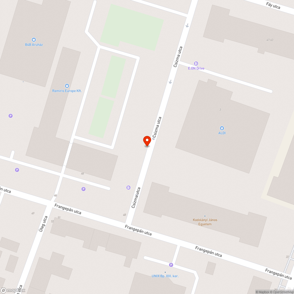 Lesüllyedt járdakő, alatta üreg bejelentés helye