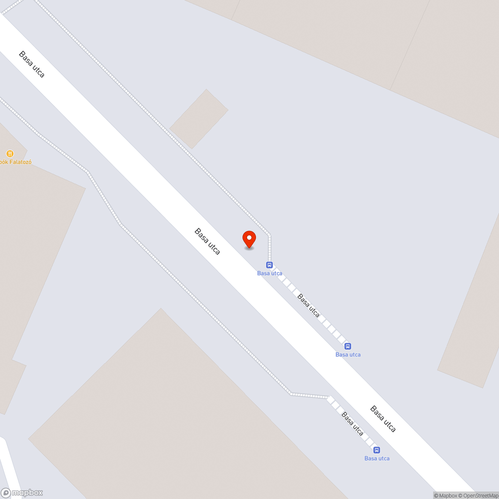 Leszakadt tábla bejelentés helye