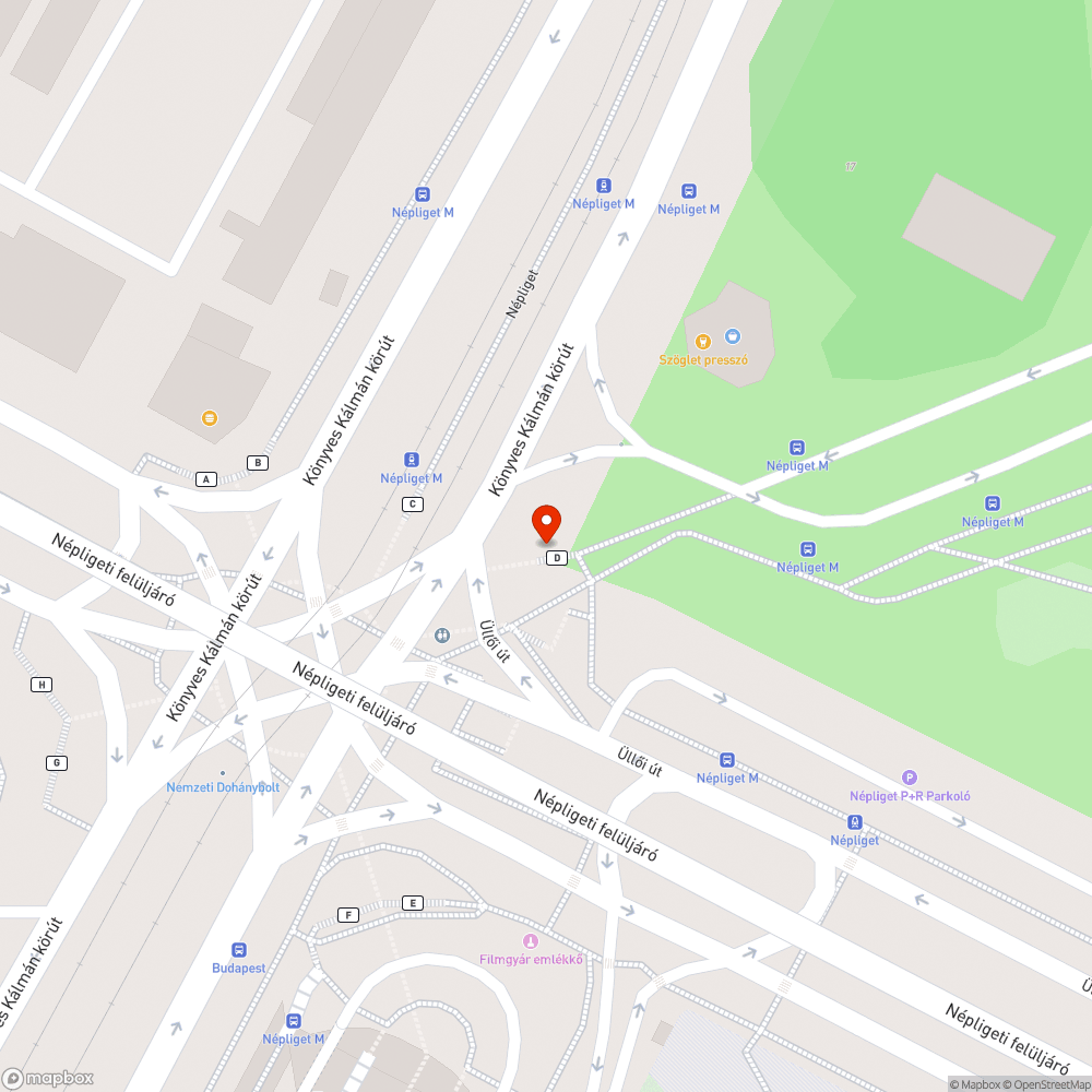 Tájékoztató tábla bejelentés helye