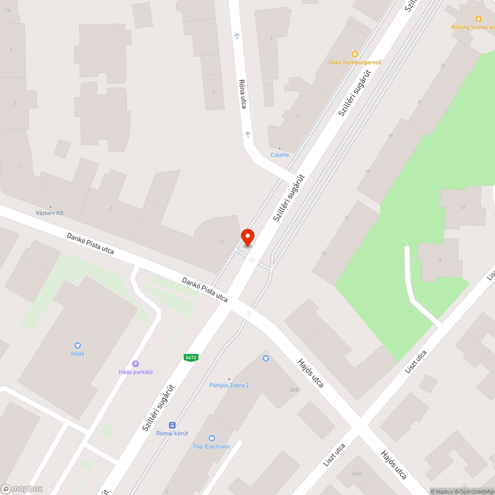 Dupla kátyú gyalogátkelőhelyen bejelentés helye