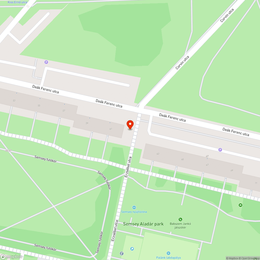 Fotel a ház mellett bejelentés helye