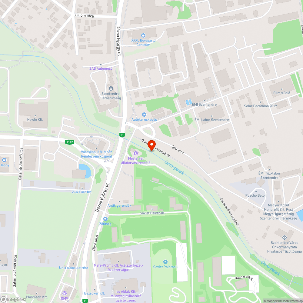 Illegális szemétlerakó bejelentés helye