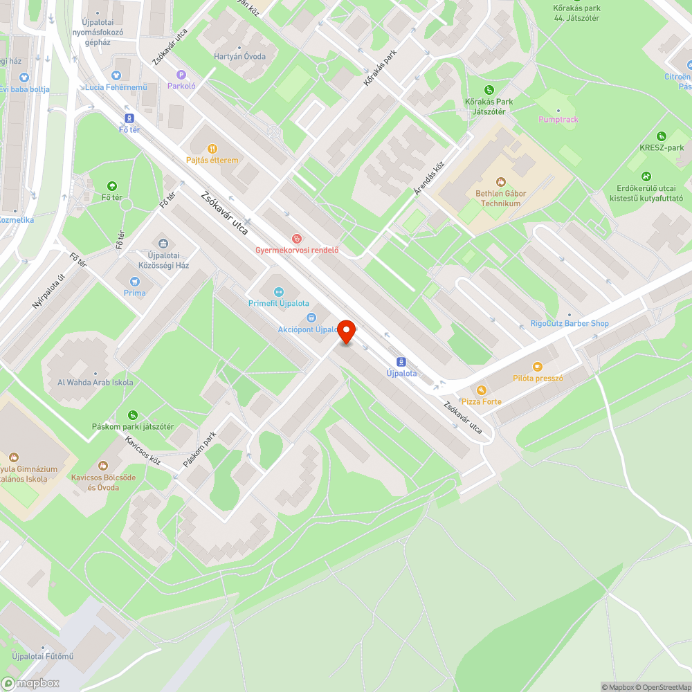 Szabálytalan járdán parkolás bejelentés helye