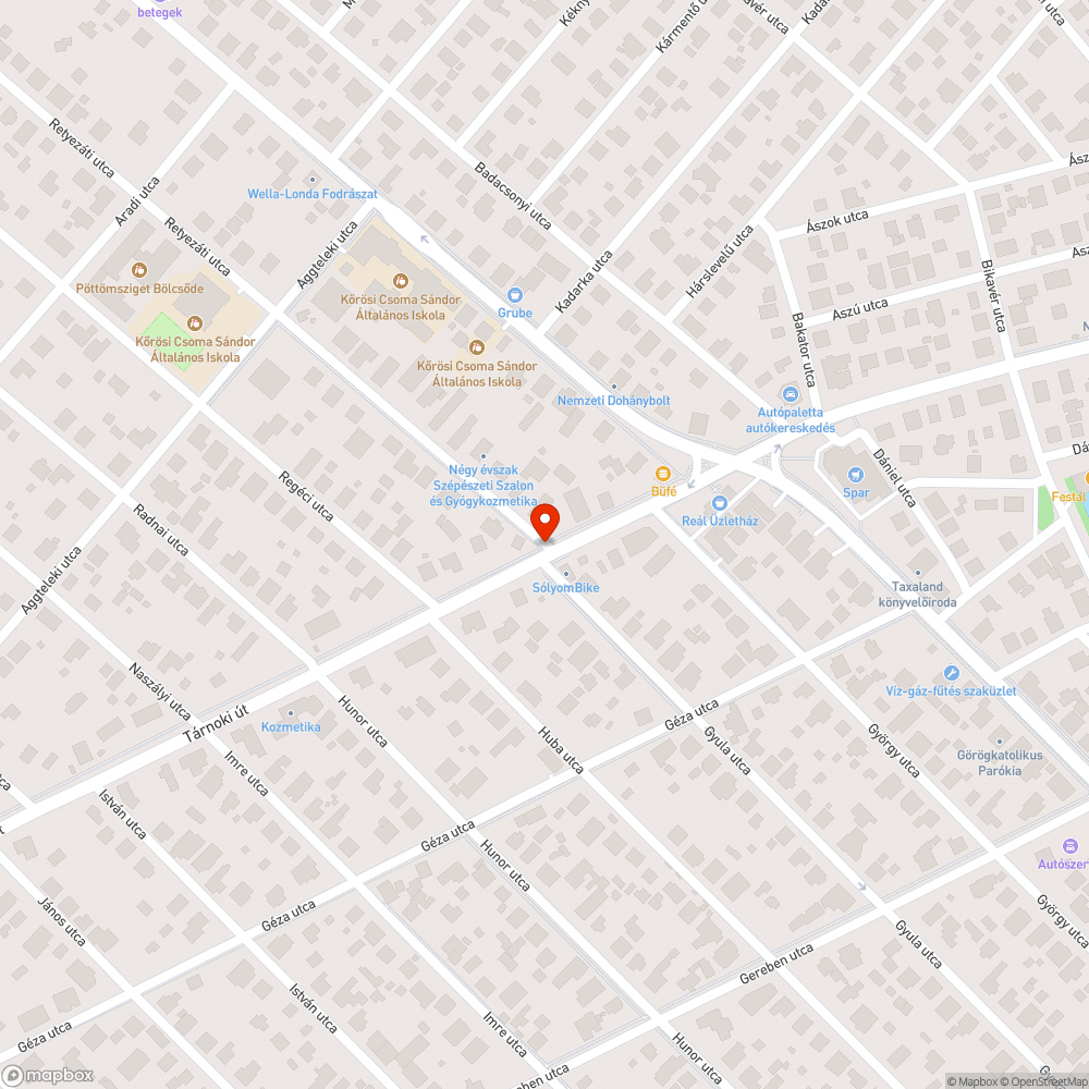 Kábeltartó szerkezet leszakadása a villanyoszlopról bejelentés helye