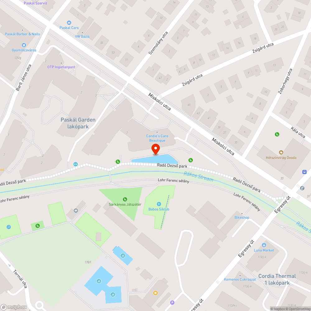 Elhanyagolt tó bejelentés helye