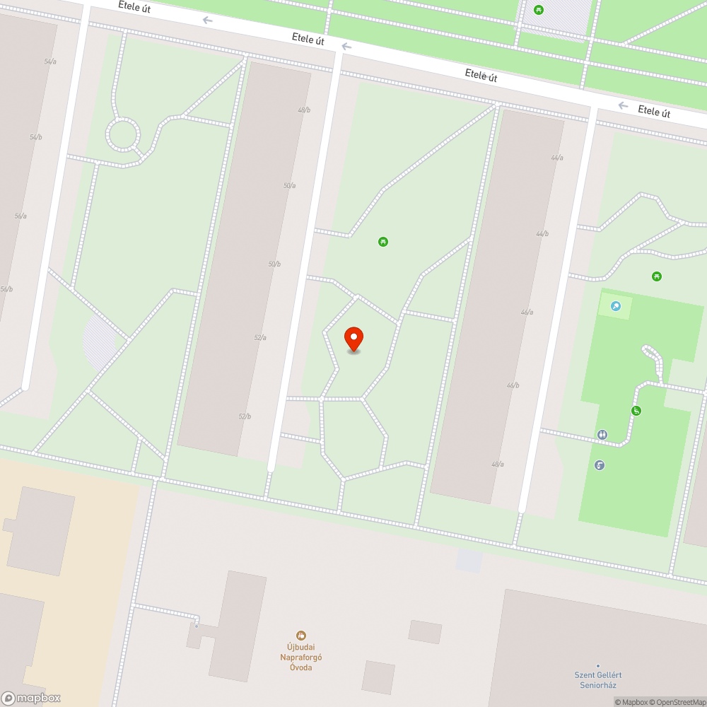 Sérült székek, padok bejelentés helye