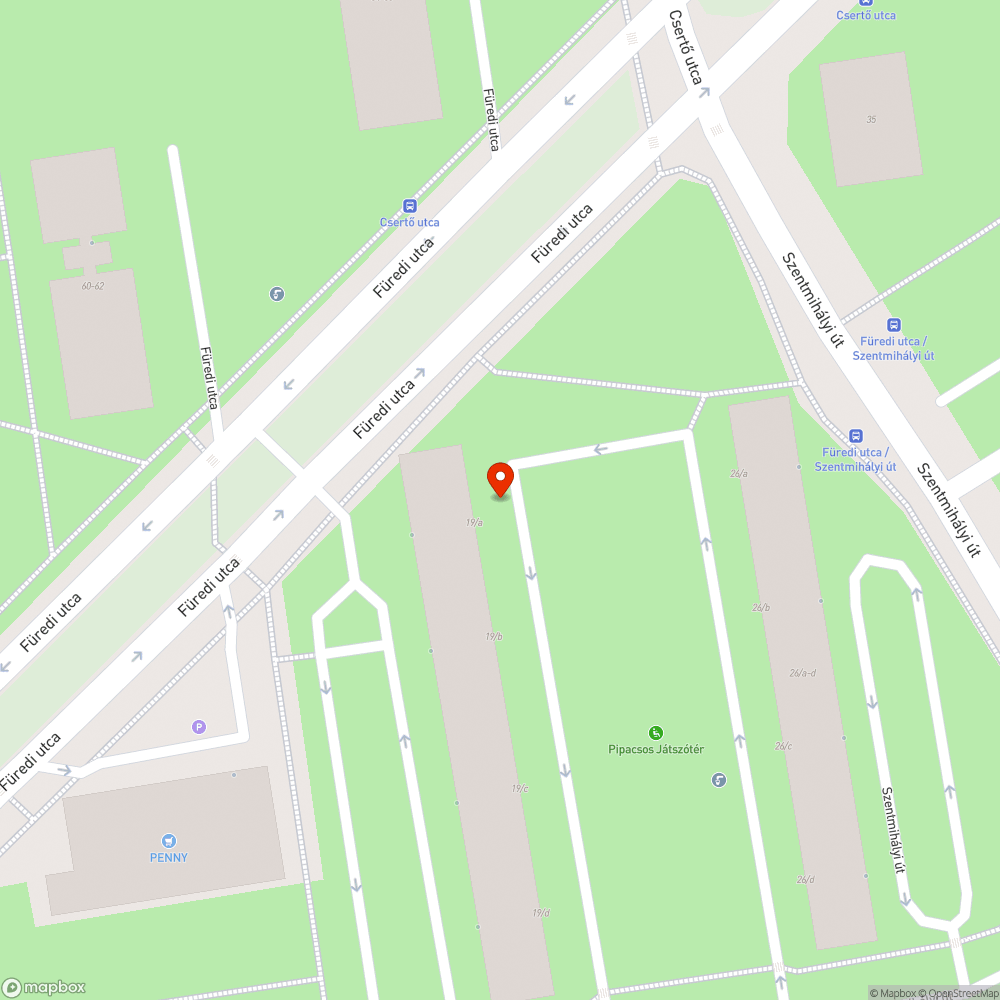 Elhagyott jármű bejelentés helye