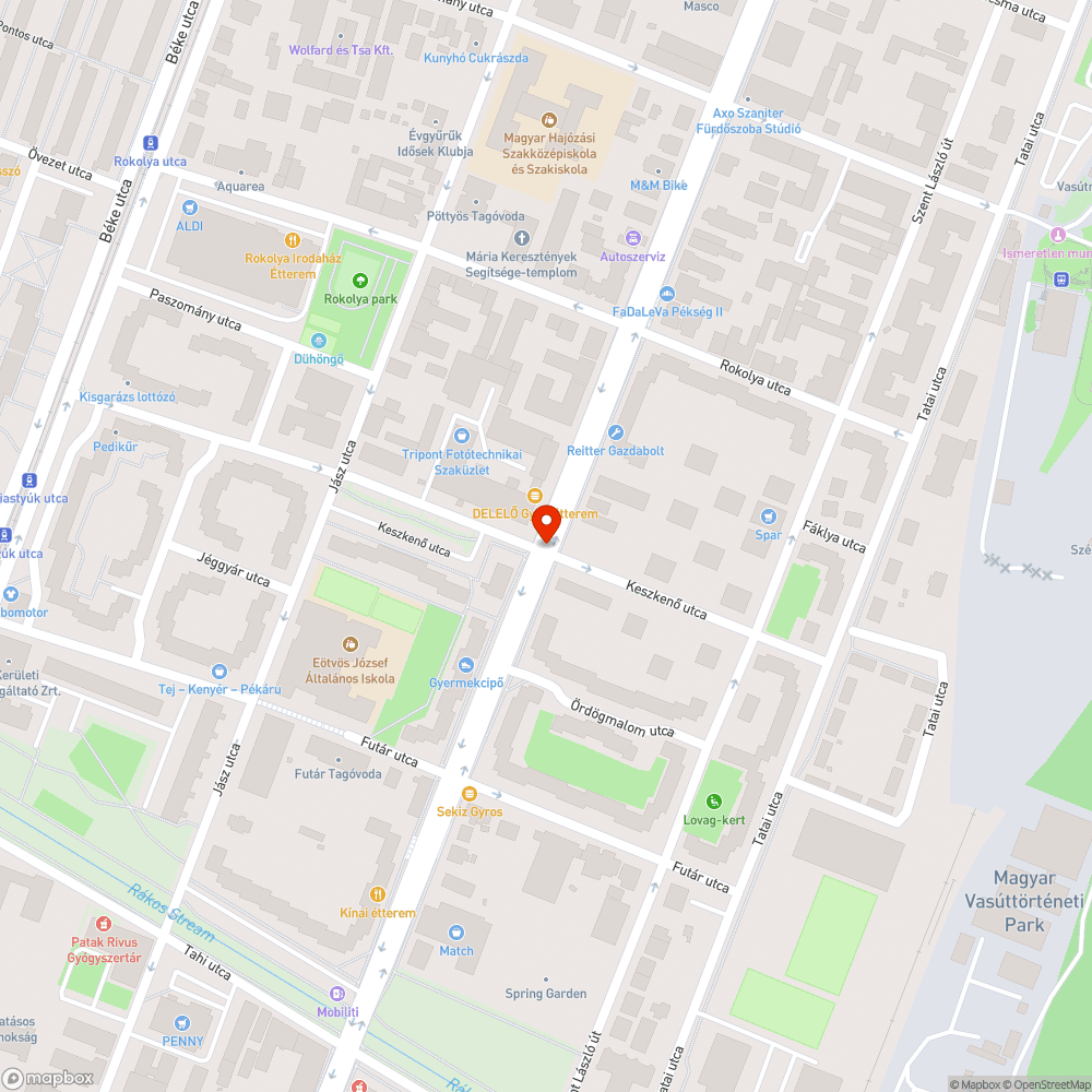 Kopott zebra bejelentés helye