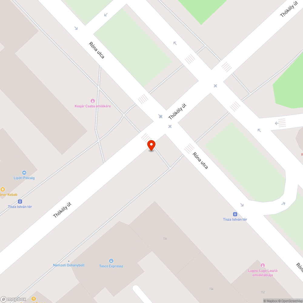 Hiányzó zebra festés bejelentés helye