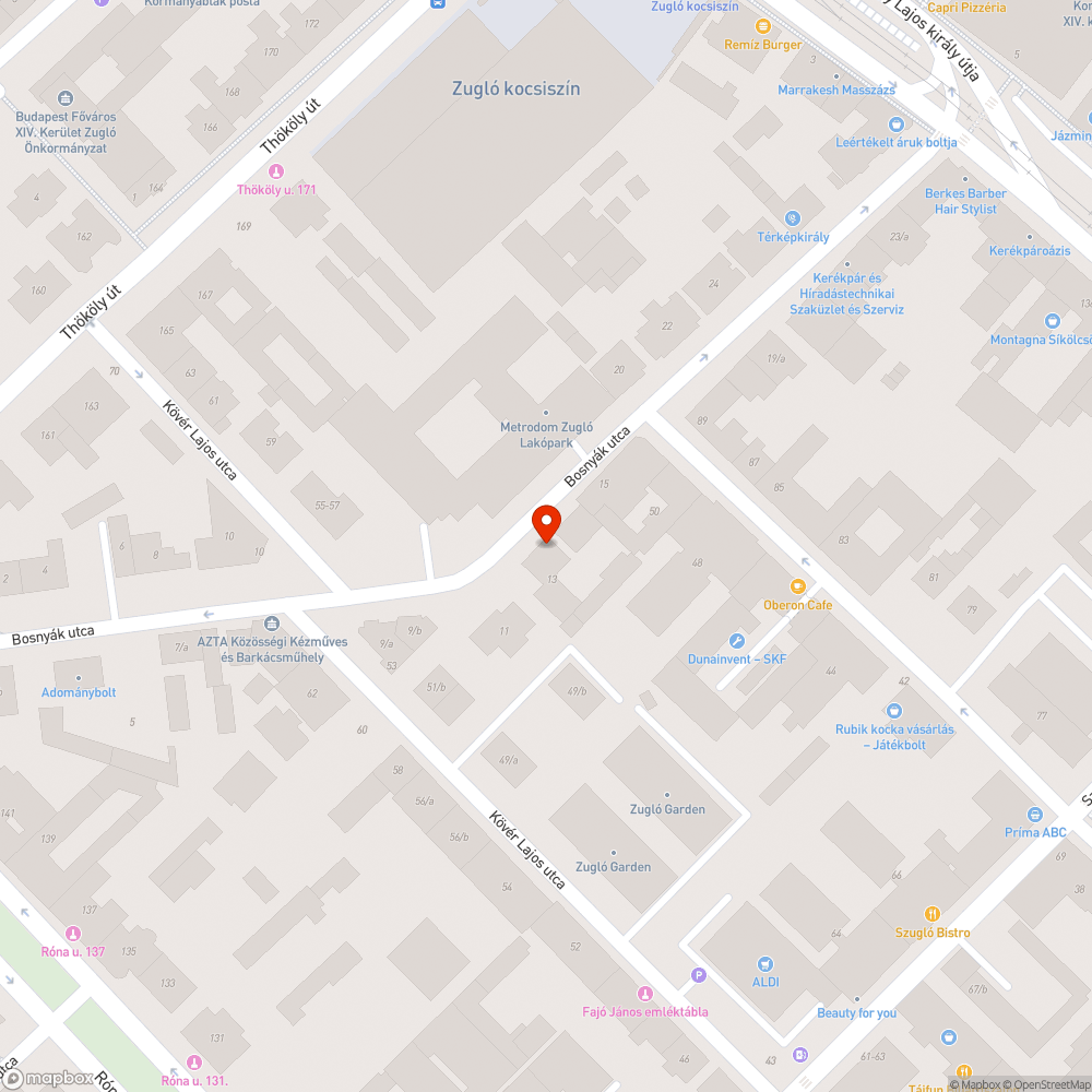 Ellopott bevásárlókocsi ALDI bejelentés helye