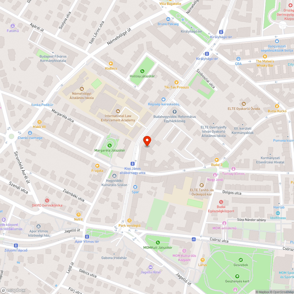 Útburkolati jel újrafestés és poller kérése bejelentés helye