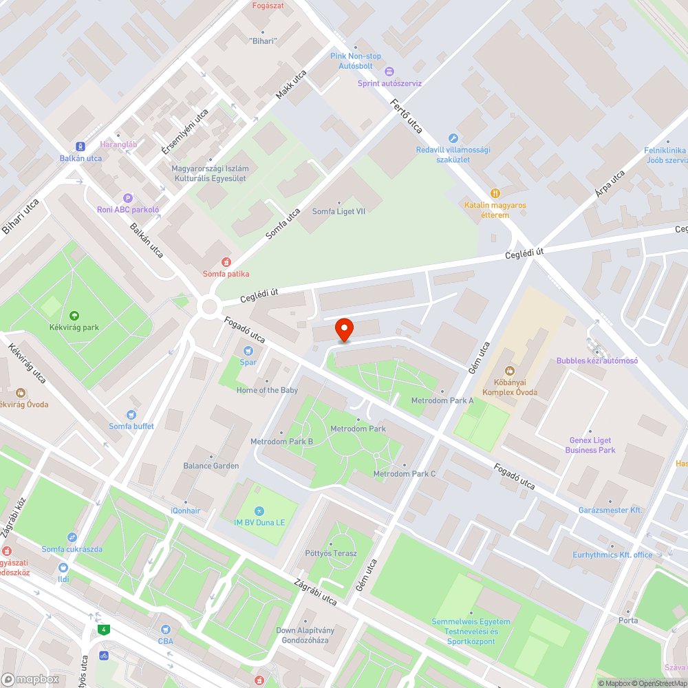 Kiszáradt fák bejelentés helye