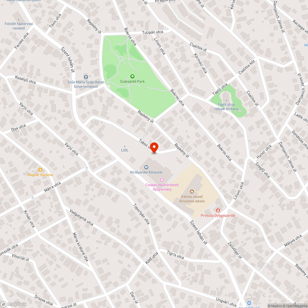 Tilos az Á bejelentés helye