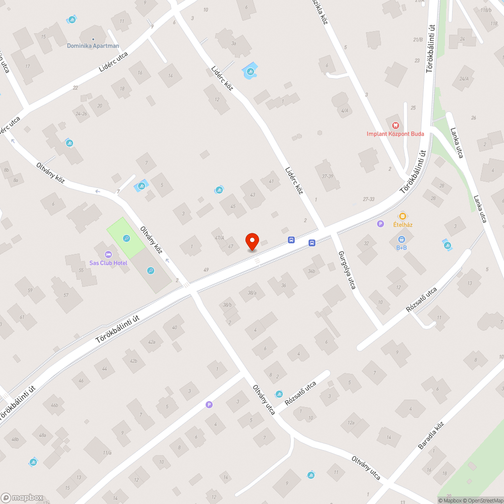 Elkopott zebra felfestés bejelentés helye