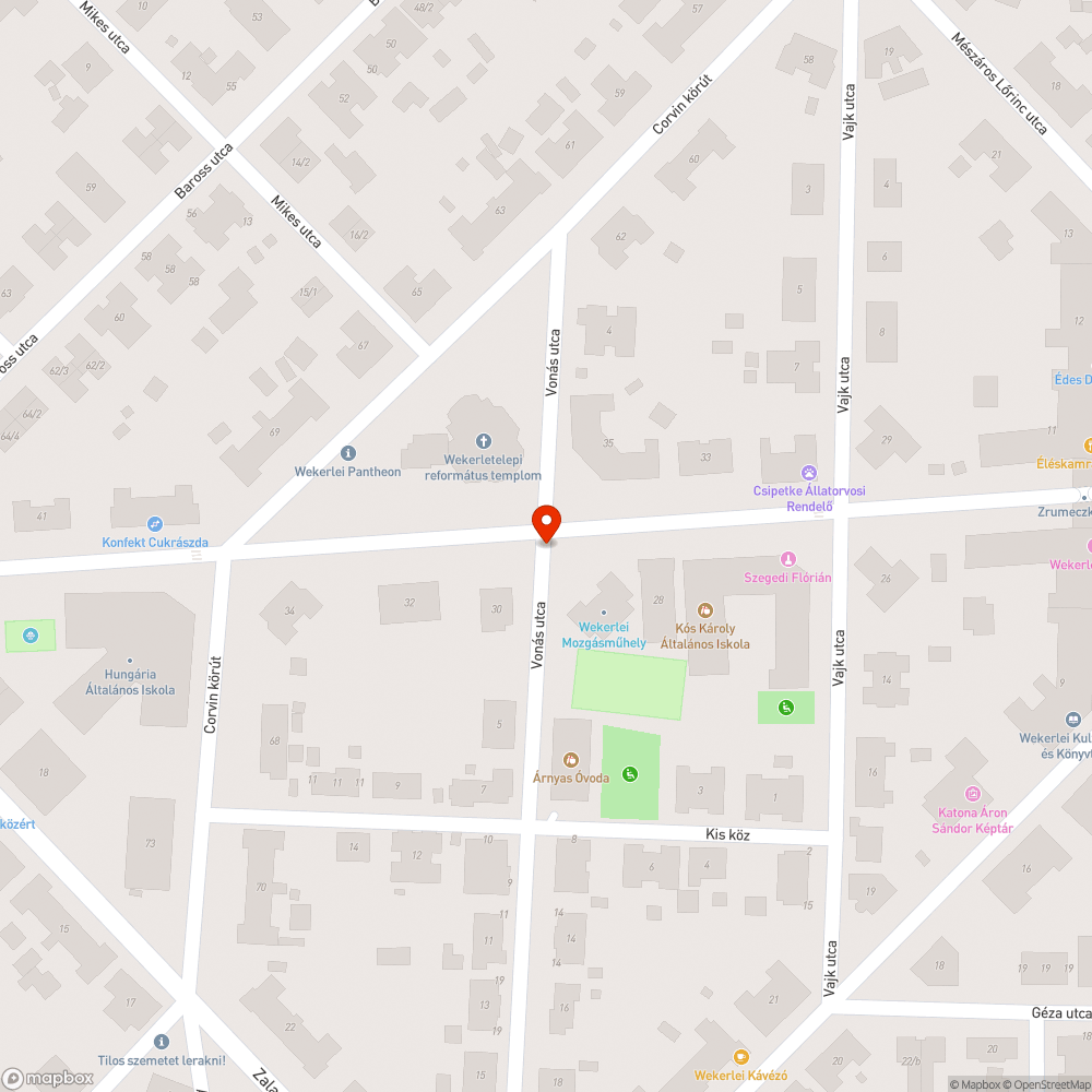 Hatalmas kátyú bejelentés helye