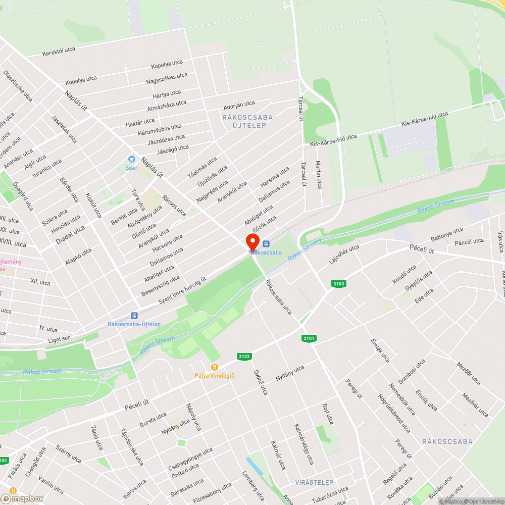 Állat tetem bejelentés helye