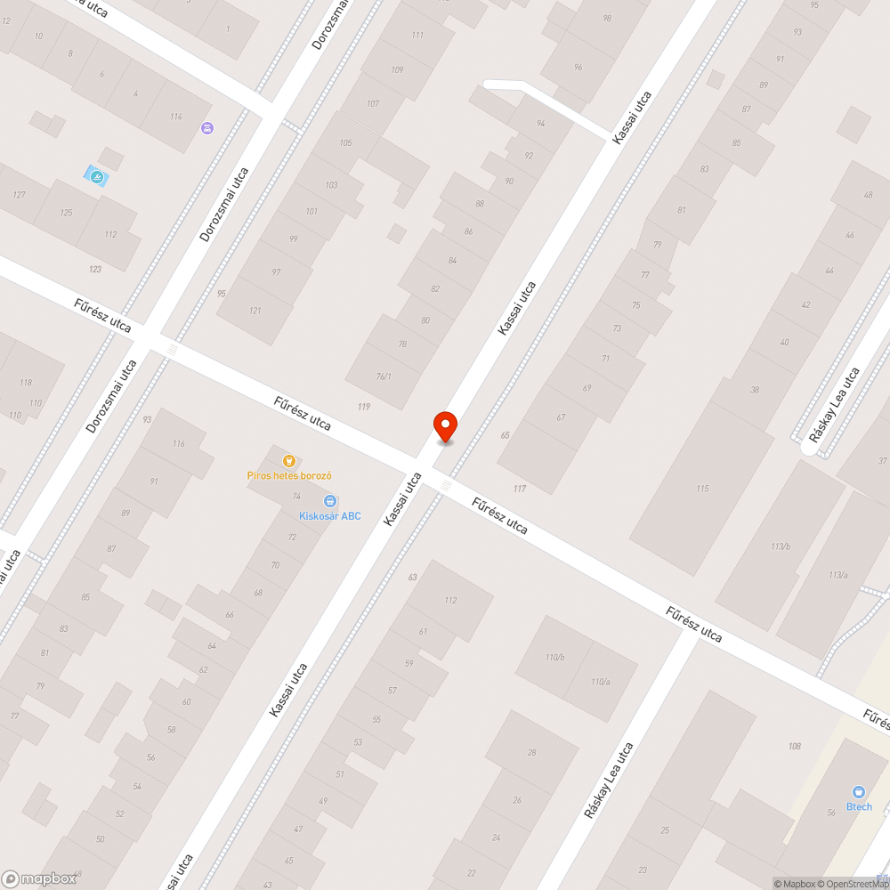 Hulladék közterületen Zuglóban bejelentés helye