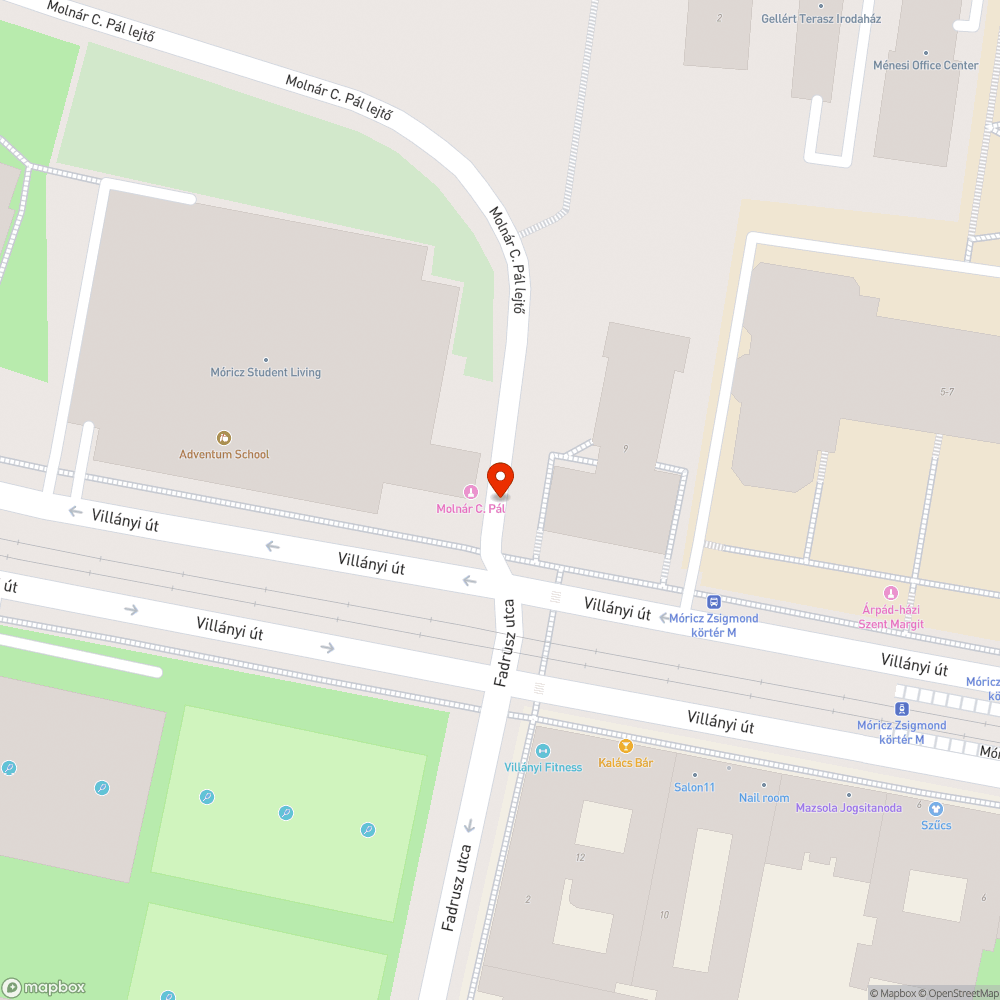 Elhagyatott autó bejelentés helye