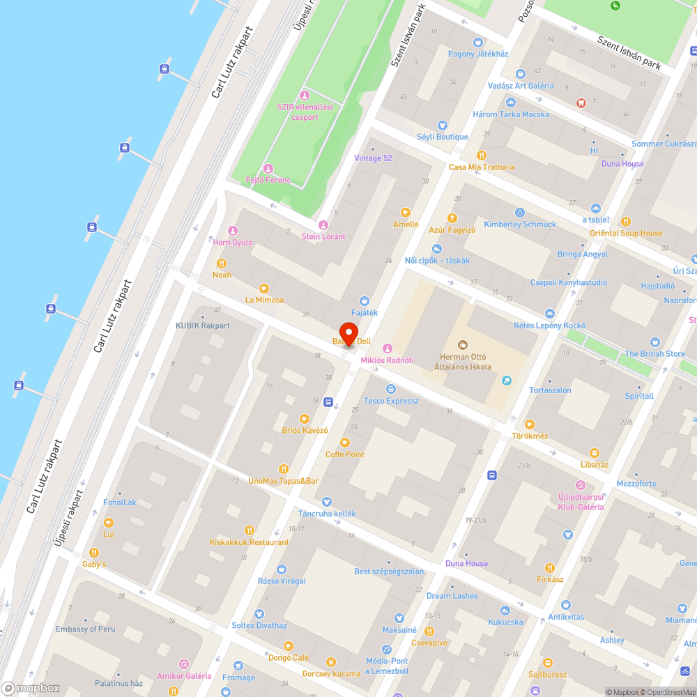 Óriás kátyú bejelentés helye