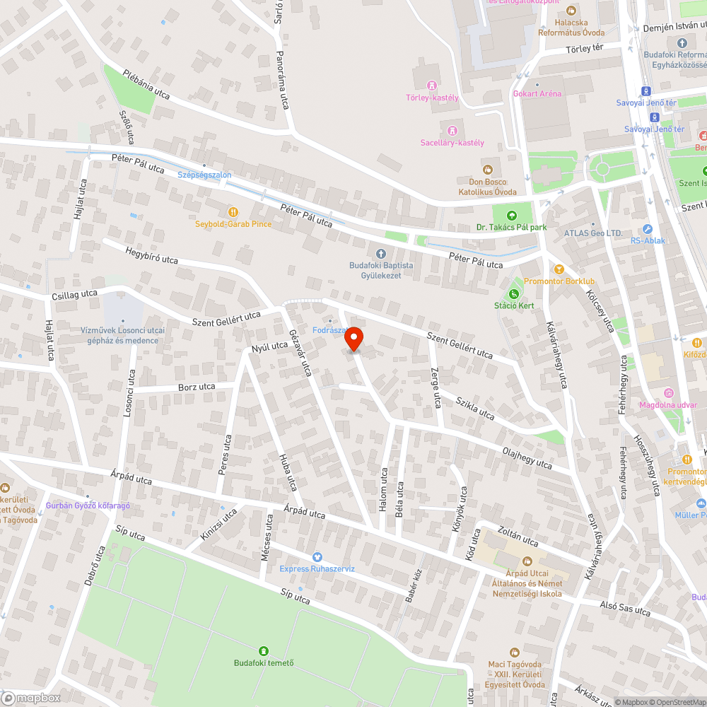 Közvilágítás hibabejelentés bejelentés helye