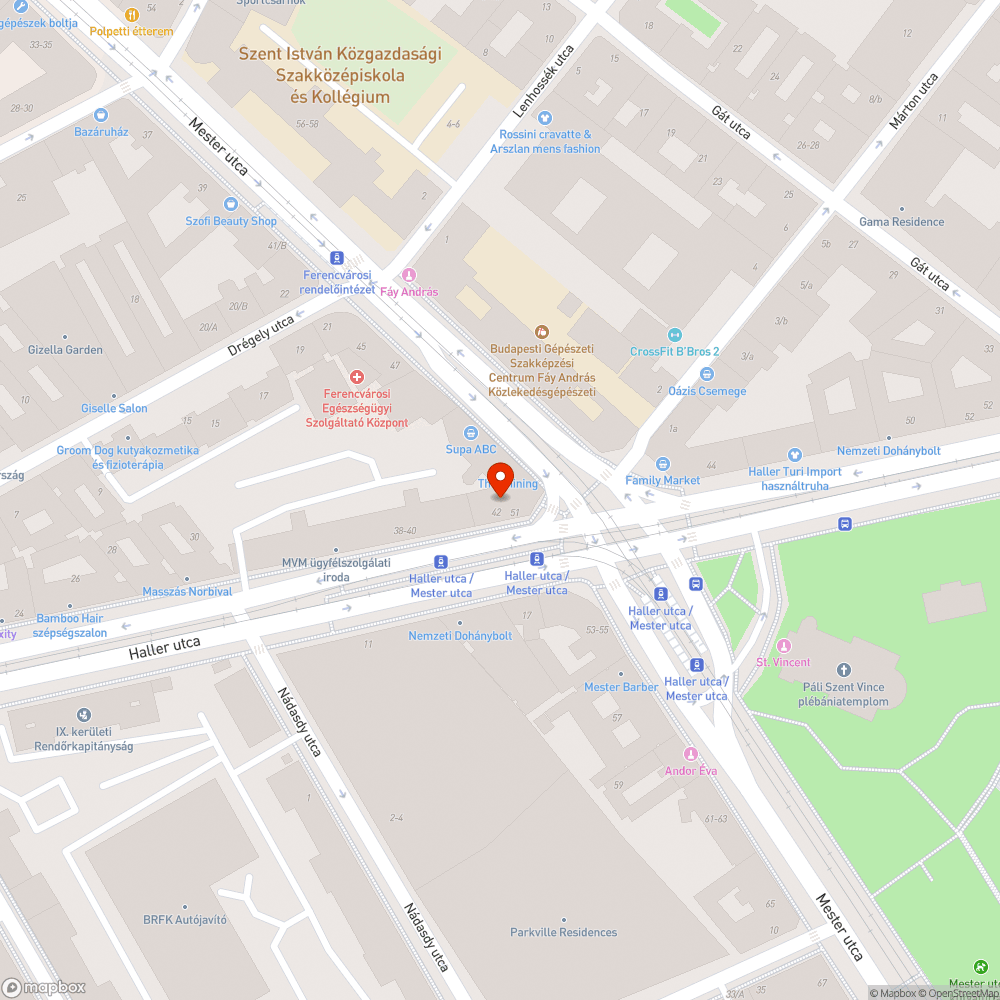 Veszélyes, romos aknafedél bejelentés helye