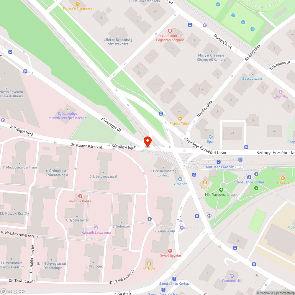 Útakadályt képező facsonk bejelentés helye