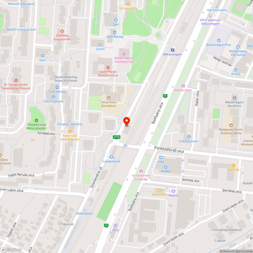 Roncsautó bejelentés helye