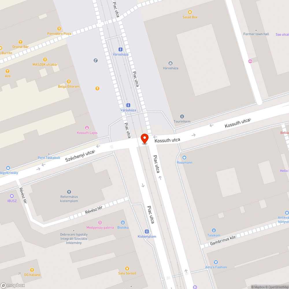 Elhagyott autó bejelentés helye