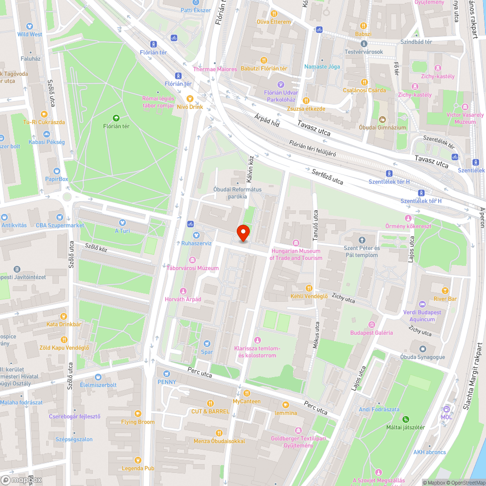 Kátyúk bejelentés helye