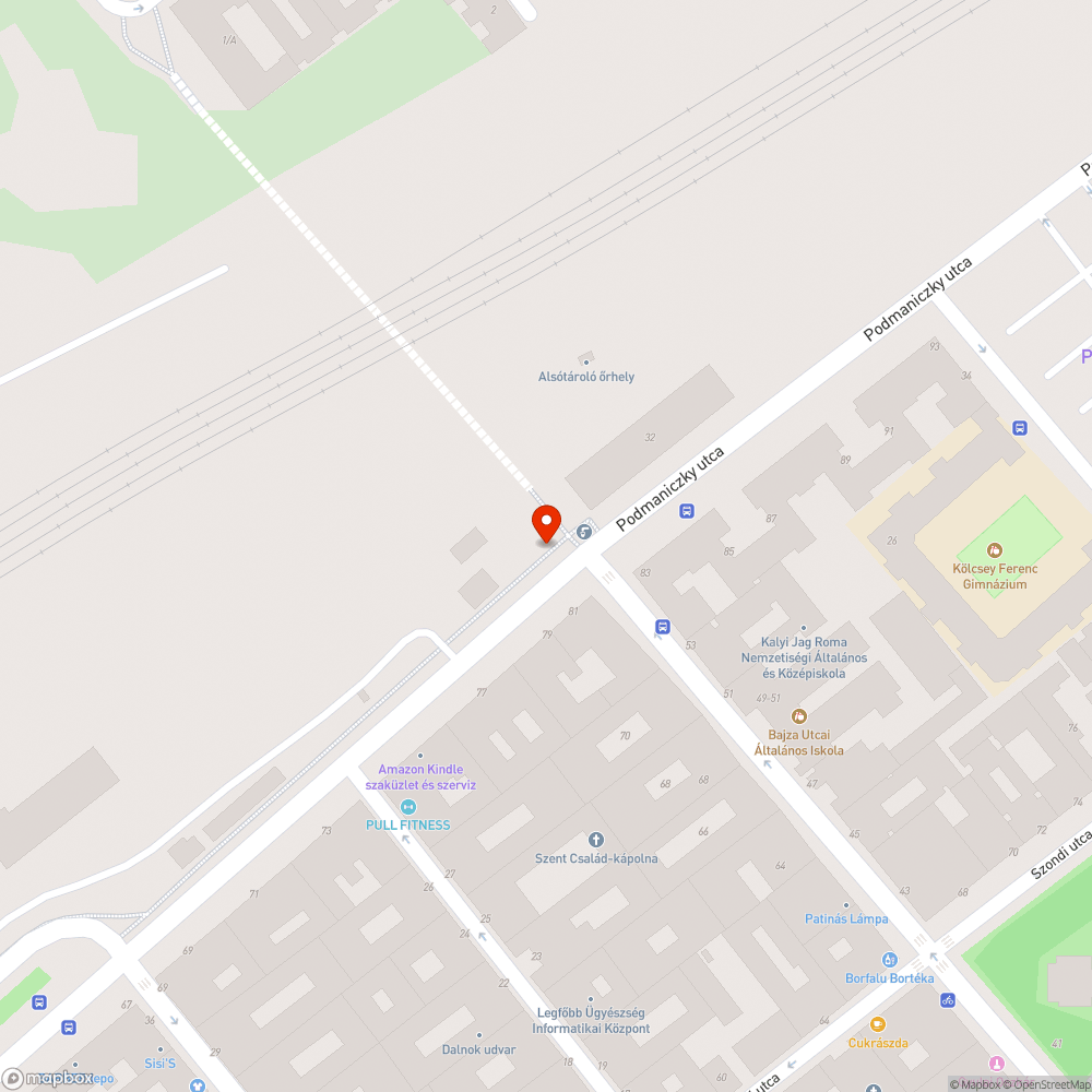 Podmaniczky plakátszemét bejelentés helye