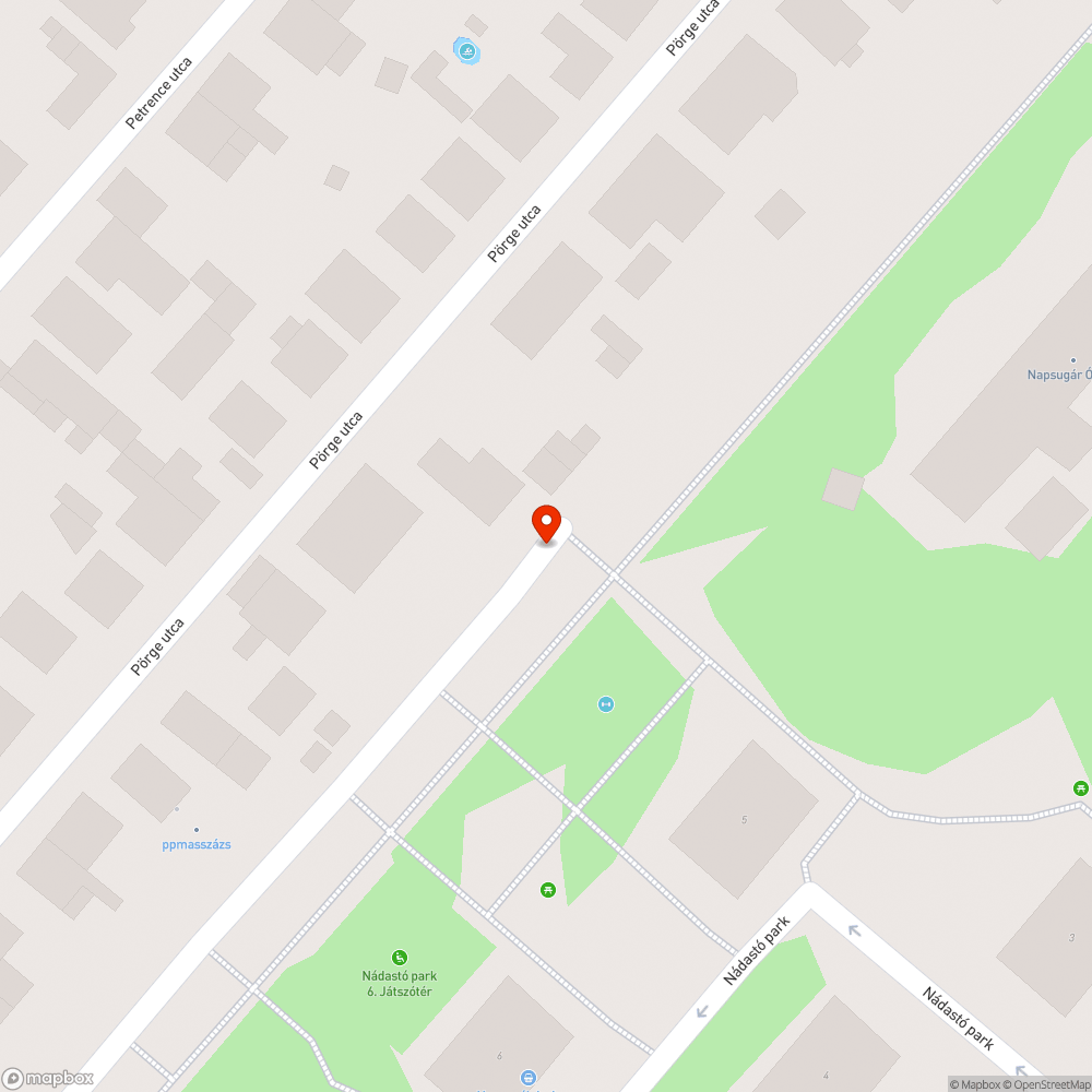 Visszatérő zöldterületen parkolás bejelentés helye