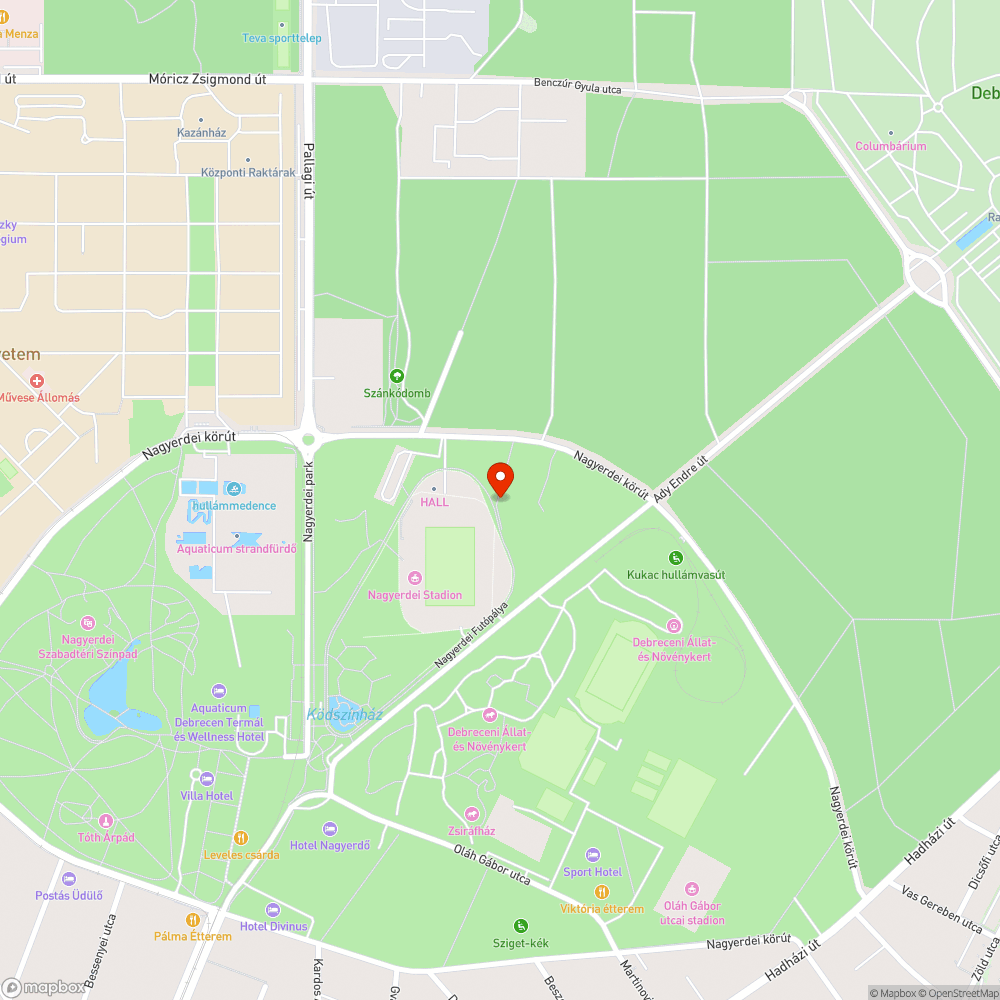 Szemét bejelentés helye