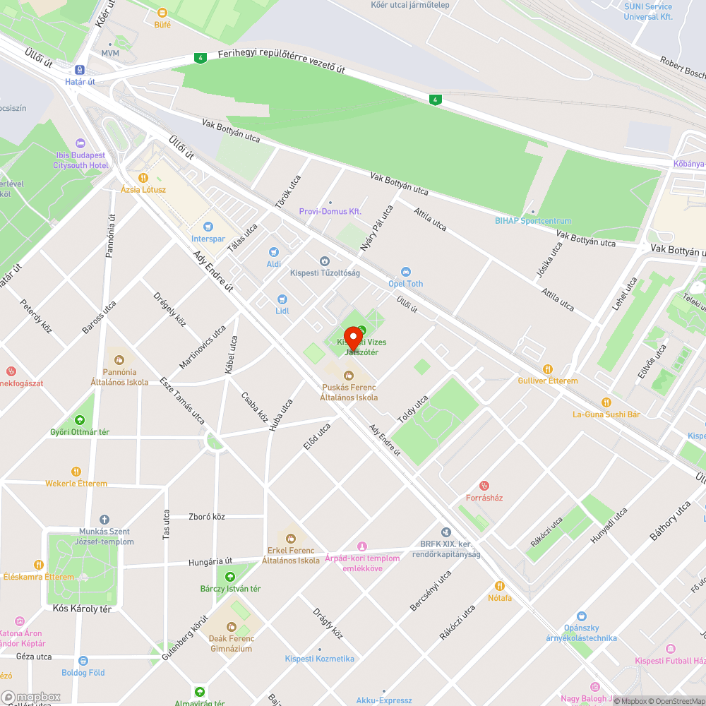 Eltolódott lépcső bejelentés helye