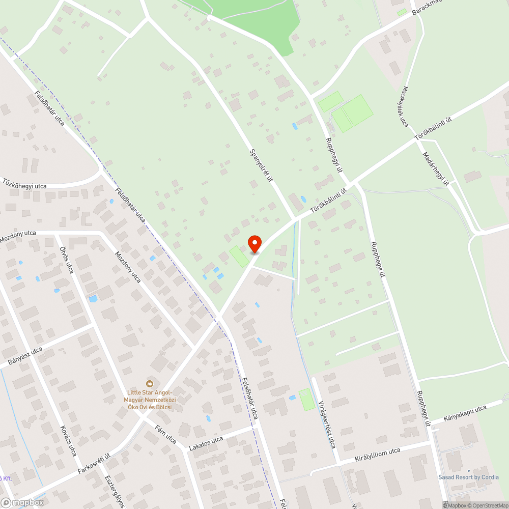 Útszűkület bejelentés helye