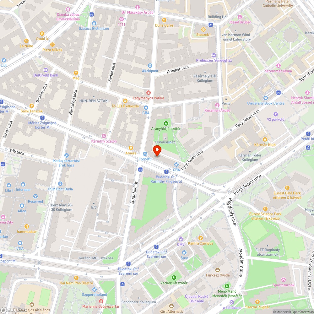 Közvilágítási hiba bejelentés helye