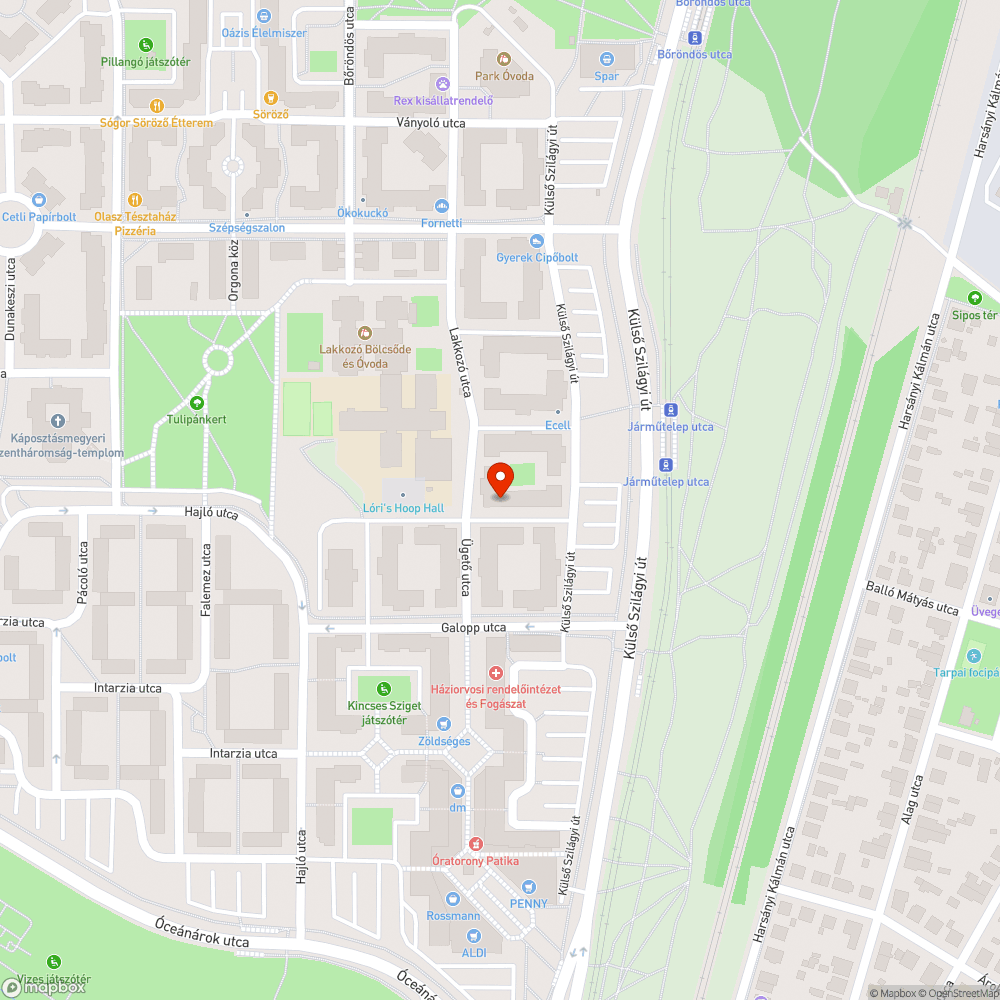 Favédő rácsok hiánya bejelentés helye