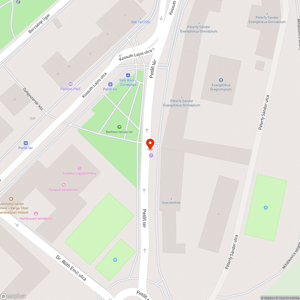 Mozgáskorlátozott útfelfestés Közlekedő sáv bejelentés helye