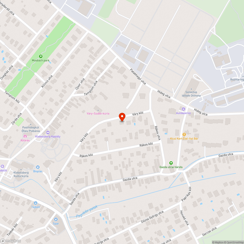 Rossz és veszélyes útburkolat bejelentés helye