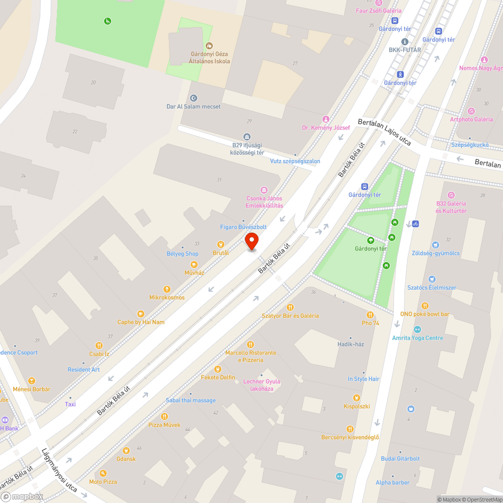 Biciklitároló hiánya bejelentés helye