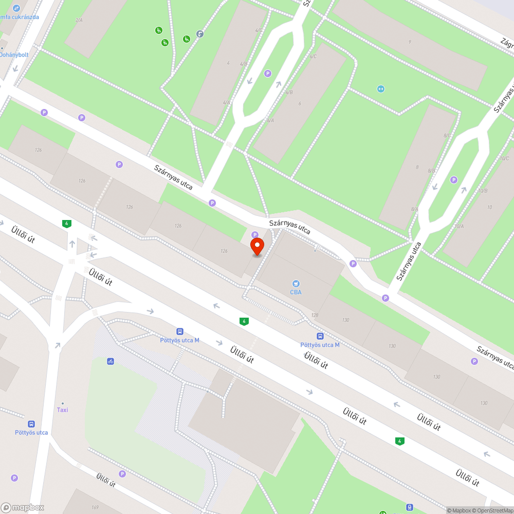 Szemetes közterület bejelentés helye