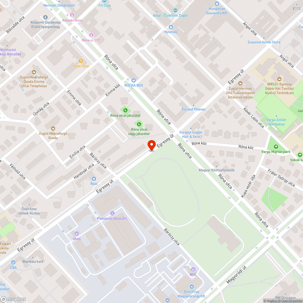 Balesetveszélyes járda bejelentés helye