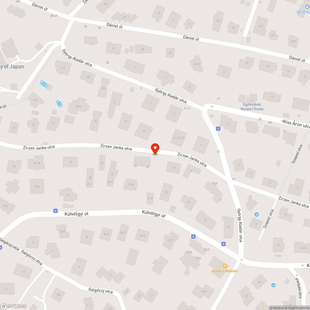 Kátyú bejelentés helye