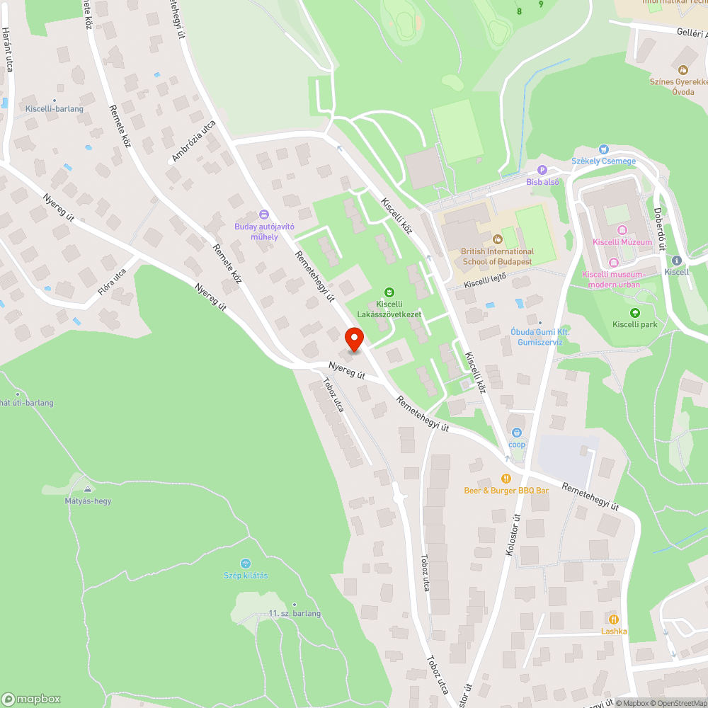 Beszakadt járda bejelentés helye