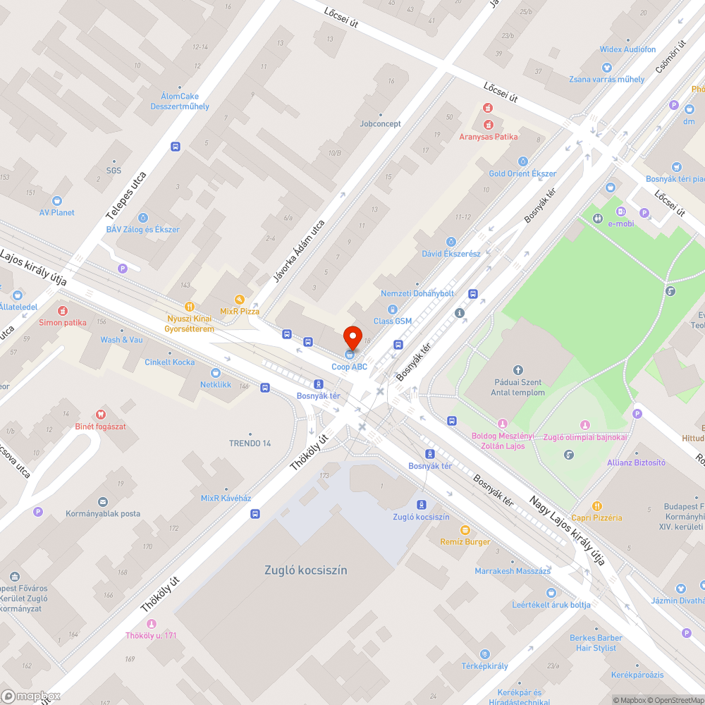 Utca takarítás bejelentés helye